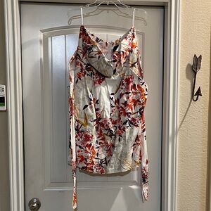 Torrid Floral Dress Red and Purple